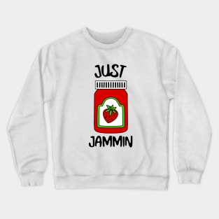 JUST Jammin Strawberry Lover Crewneck Sweatshirt